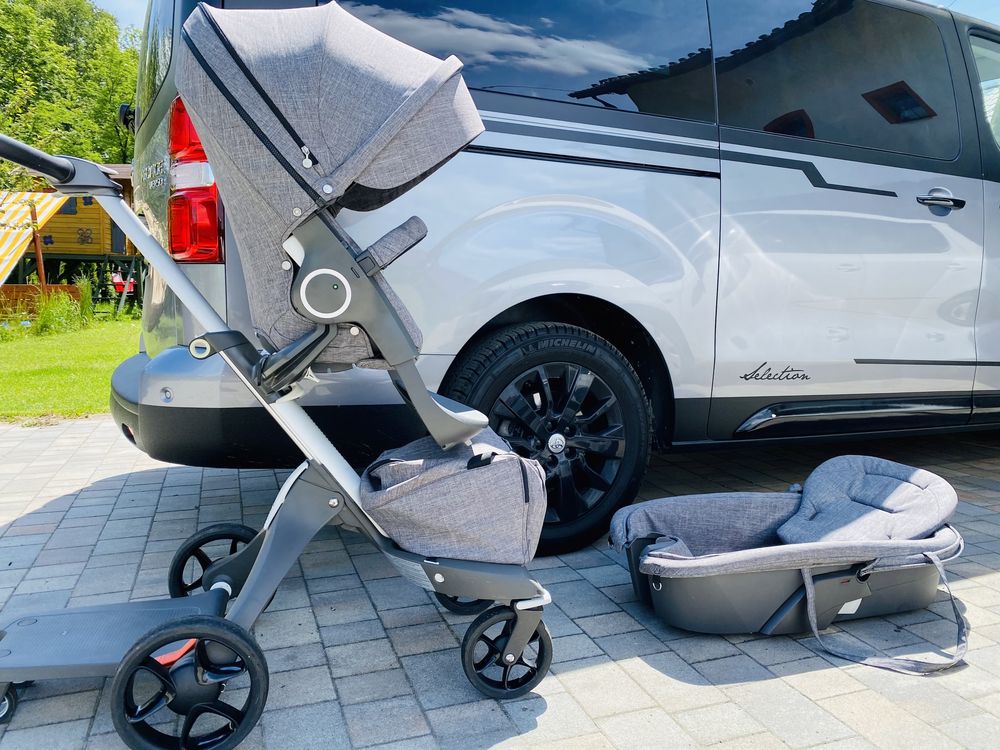 Stokke xplory x 2 in 1 szary