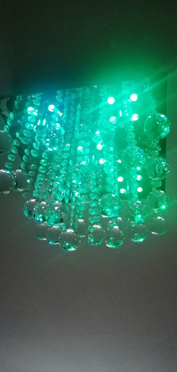Lampa sufitowa Led kryształy