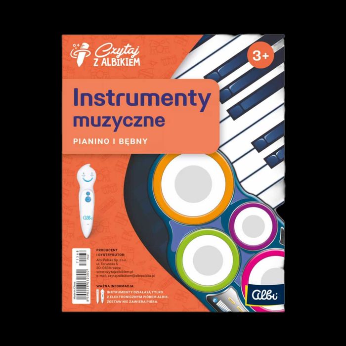 Czytaj z ALBIKIEM Interaktywne Instrumenty muzyczne Pianino i bębny