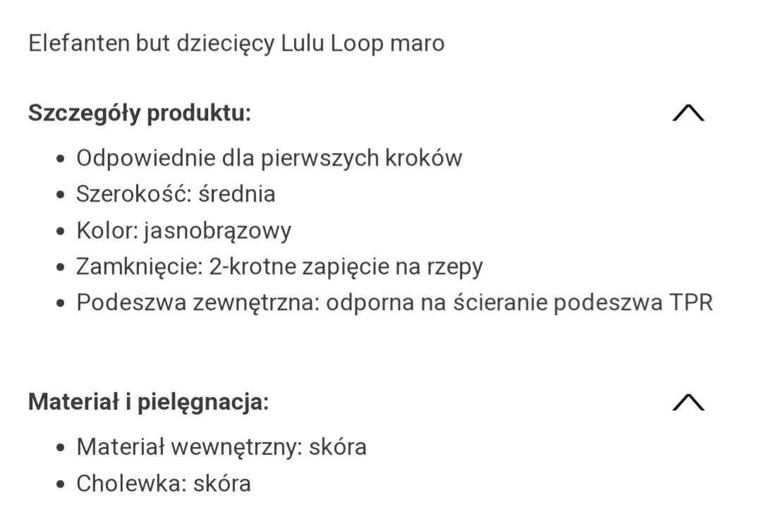 Elefanten but dziecięcy Lulu Loop maro r18