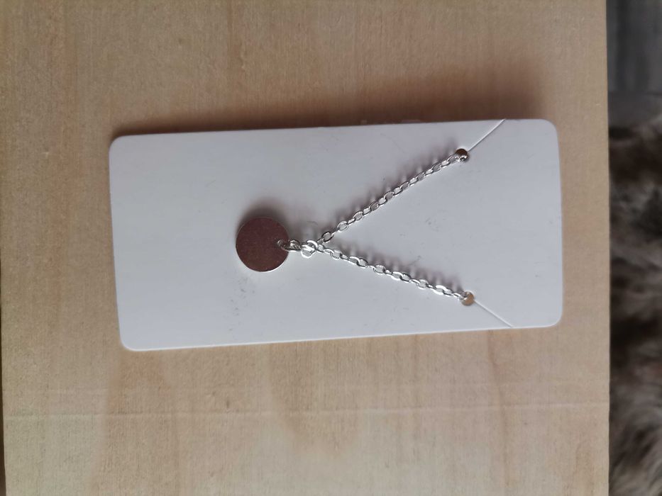 Naszyjnik posrebrzany