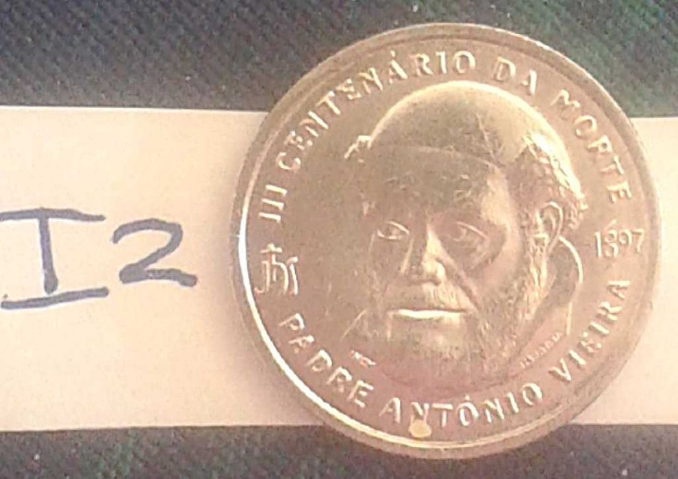 500$ Moeda PRATA  P. António Vieira, 1997 Silver coin Portugal