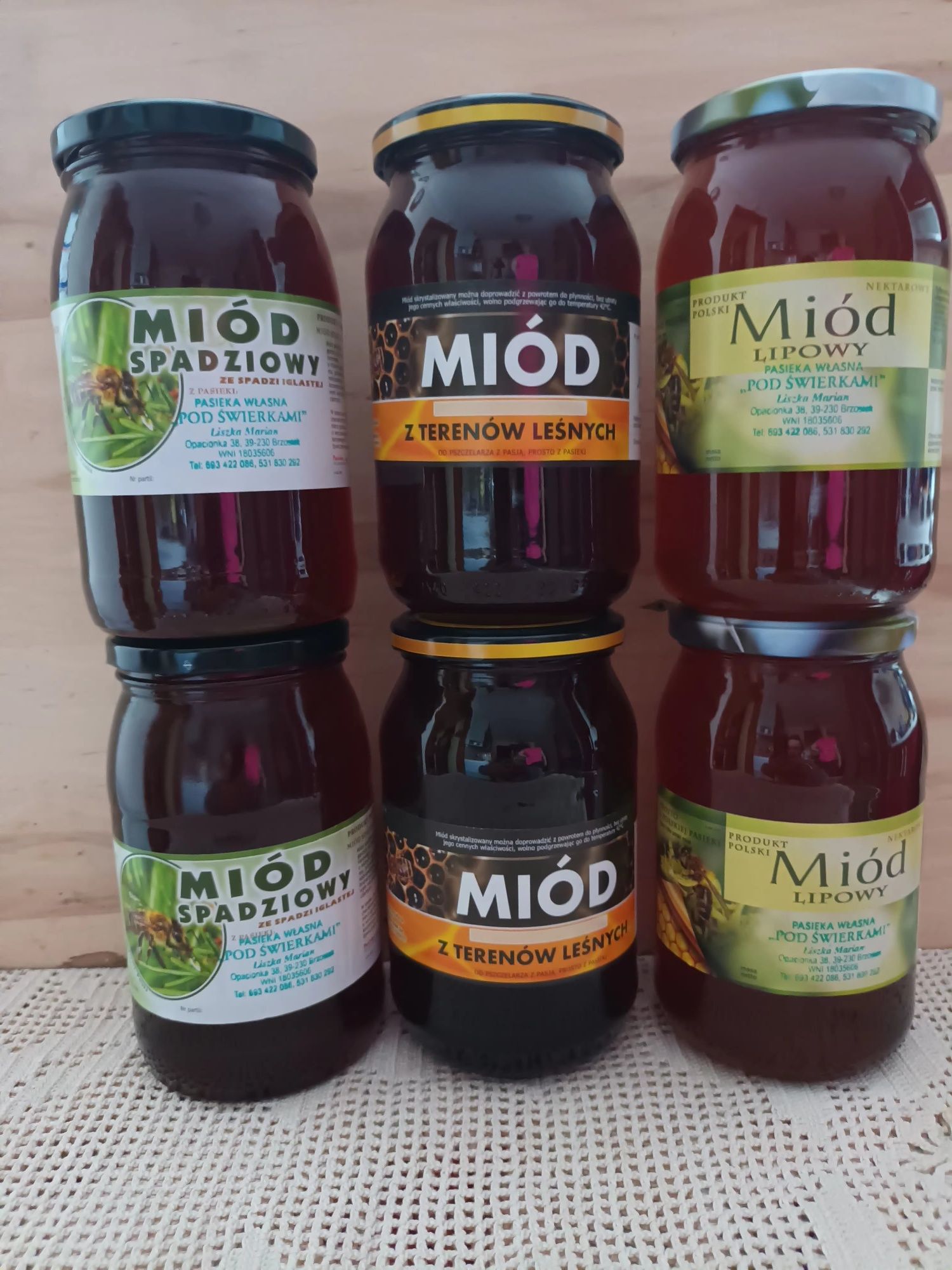Miód z własnej pasieki tegoroczny