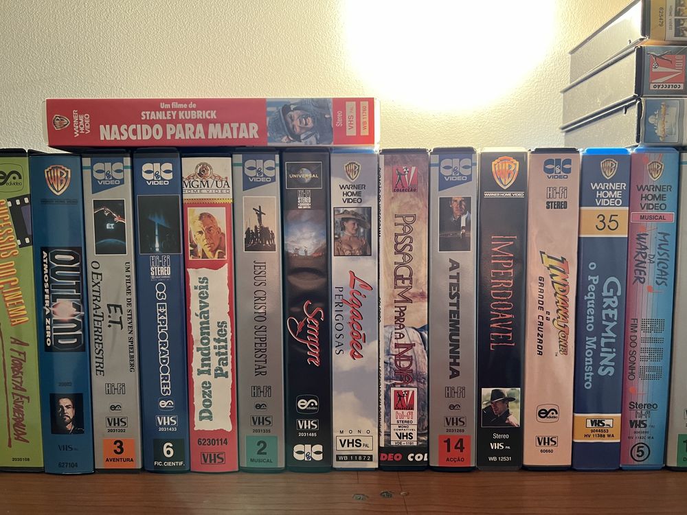 Filmes VHS originais com legendas em Portugues