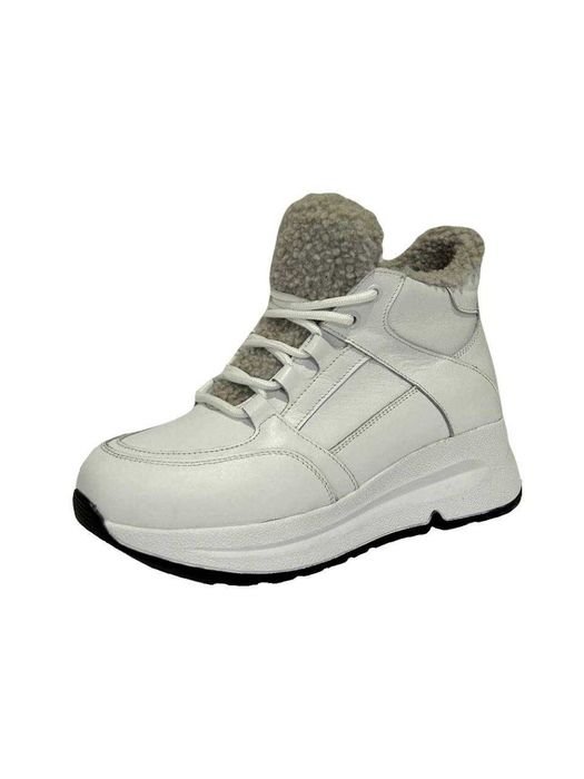 Черевики жіночі білі шкіряні Bistfor