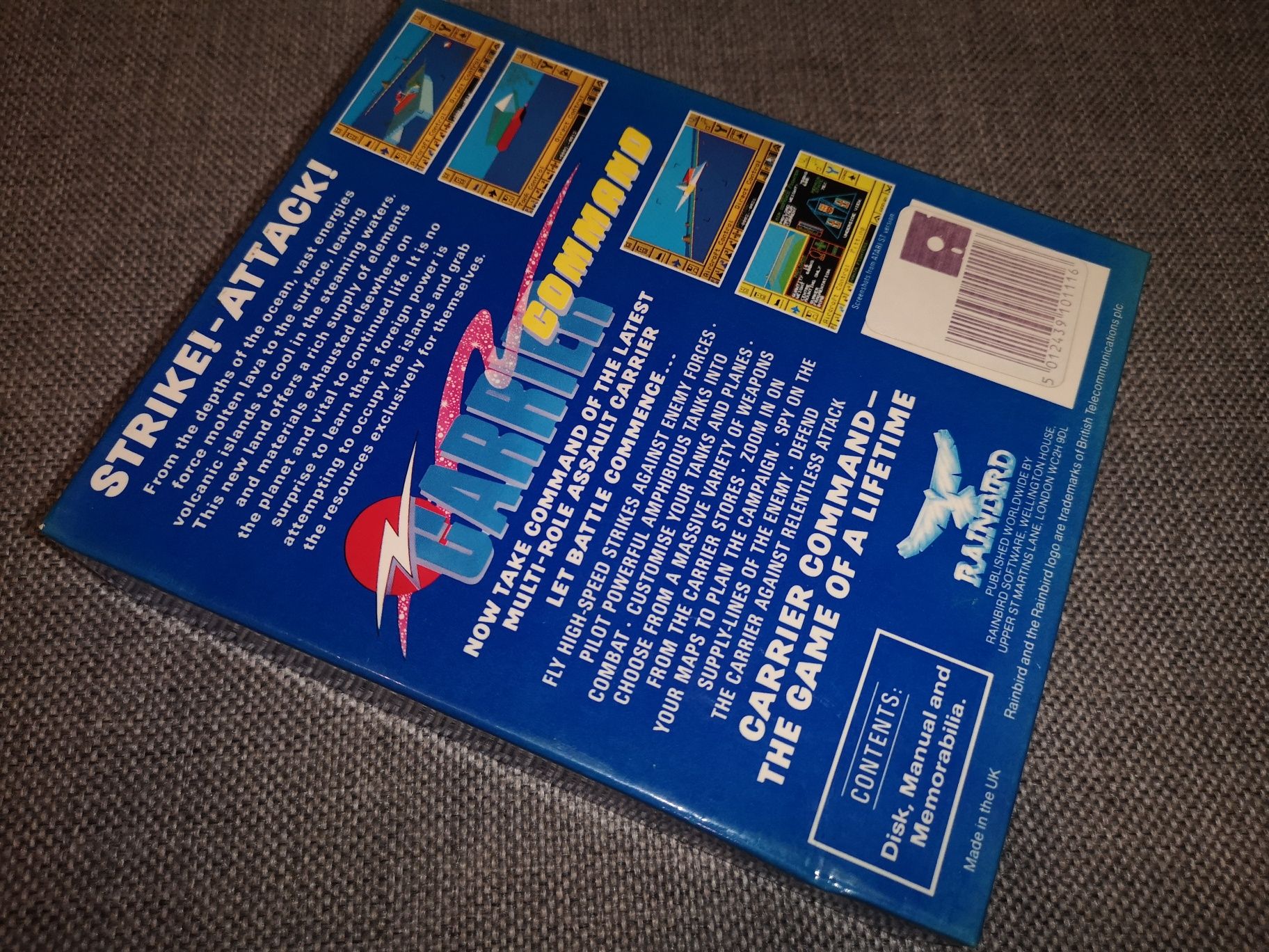 Carrier Command AMIGA gra BOX Retro 1988 (stan BDB+)