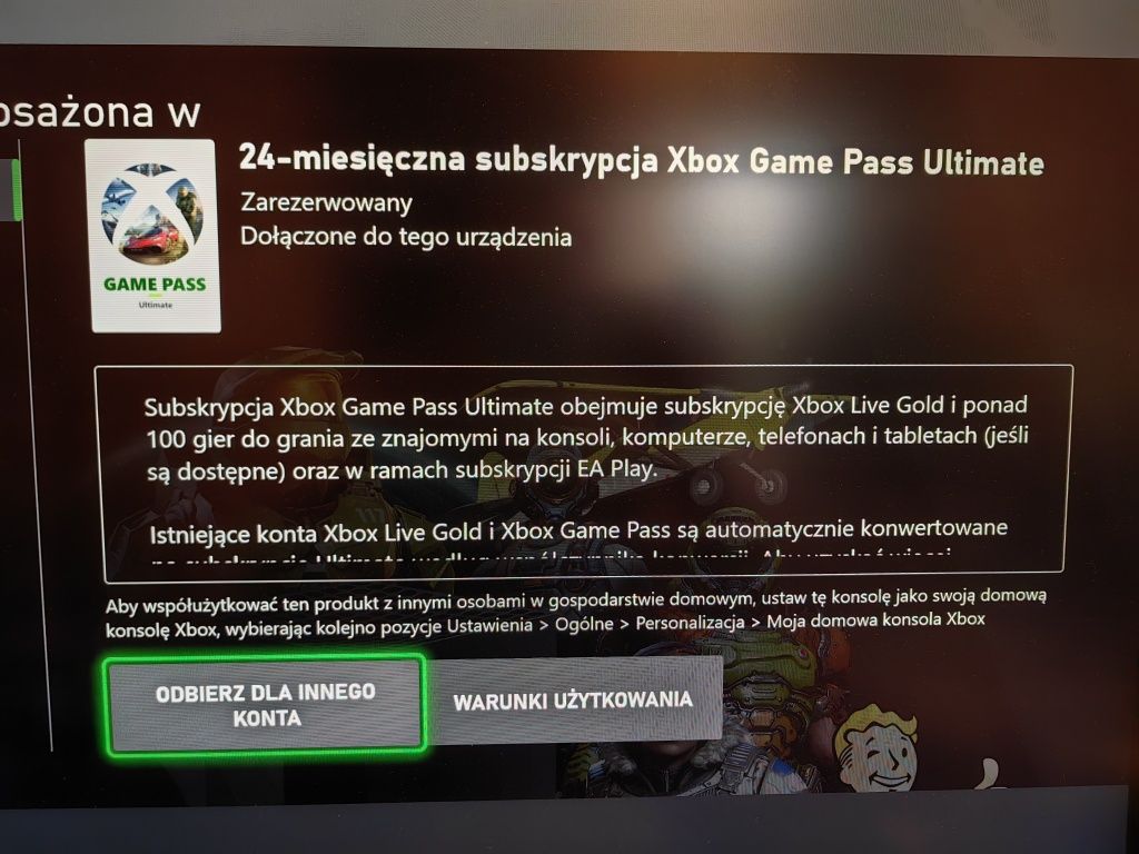 Xbox Series X + 24mc Game Pass (All Access)