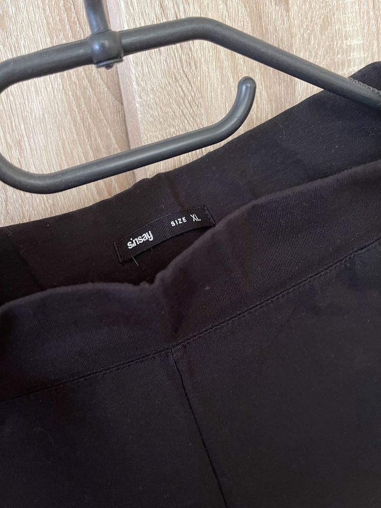 Czarne kolarki rozmiar XL sinsay Nowe