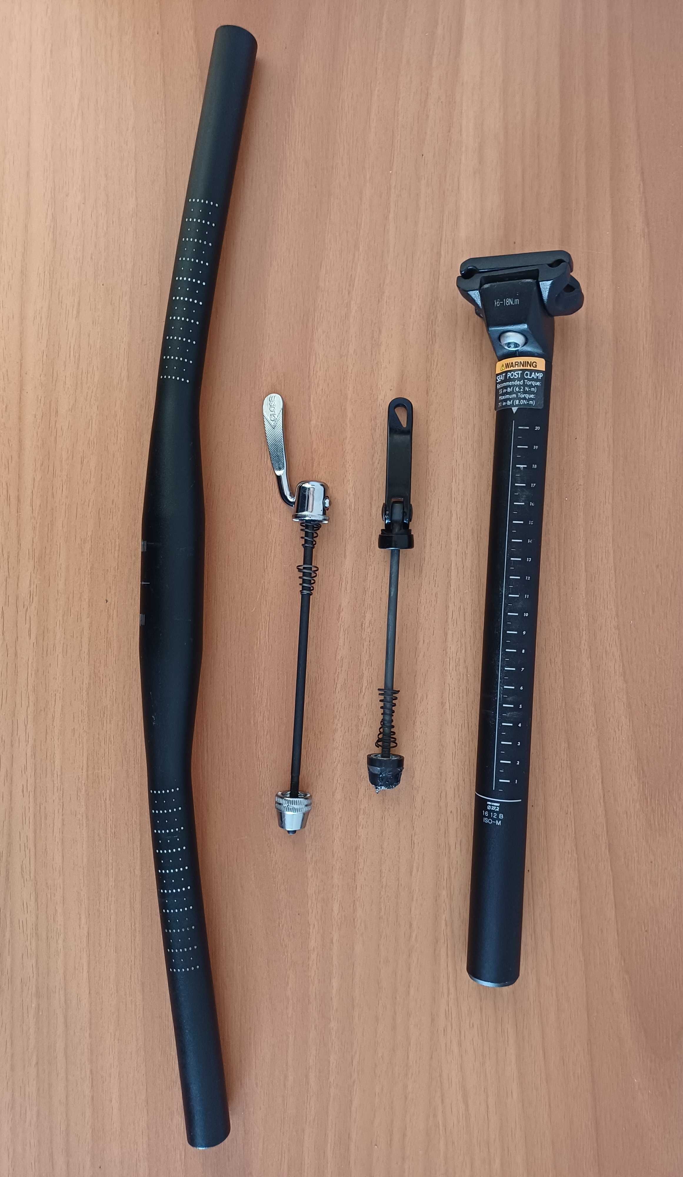 Peças várias Btt. FUNN,SDG, Crankbrothers,Rockrider