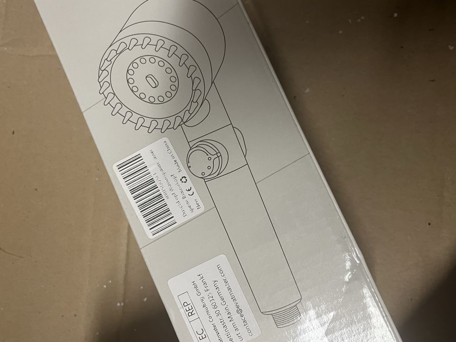 Końcówka do prysznica ręczna słuchawka prysznicowa