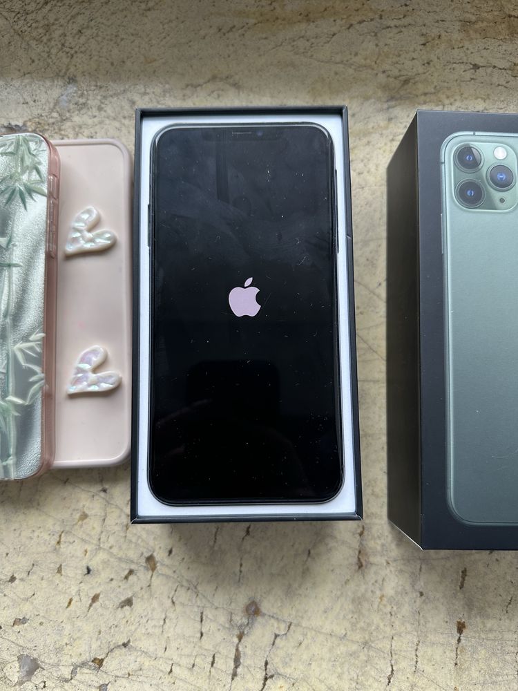 iphone 11 pro max 512gb midnight green zielony super stan zestaw