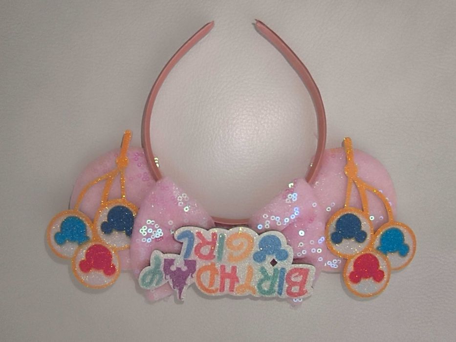 Nauszniki Birthday girl, stan bardzo dobry!