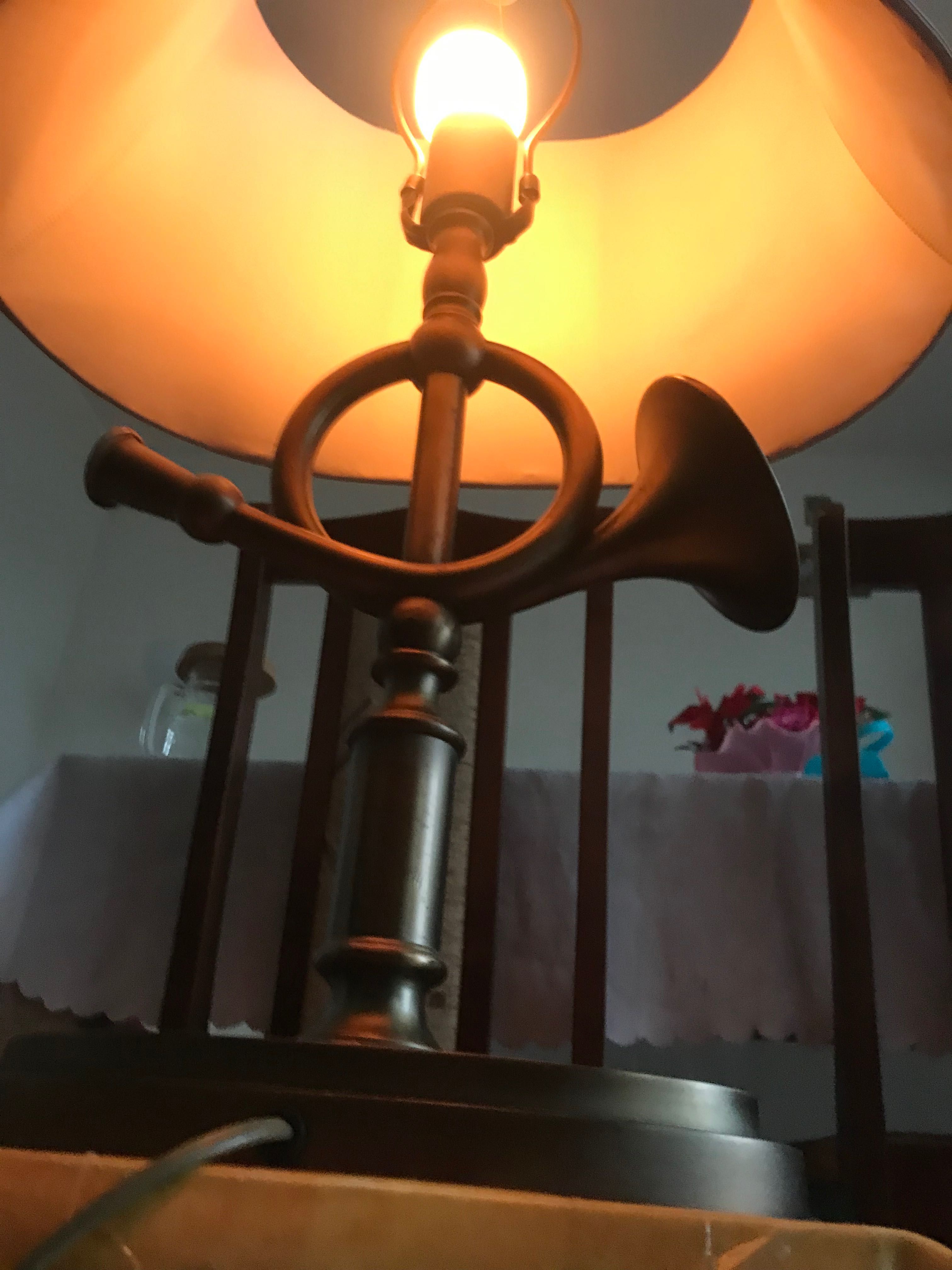 Lampka z regulowanym światłem „Trąbka”