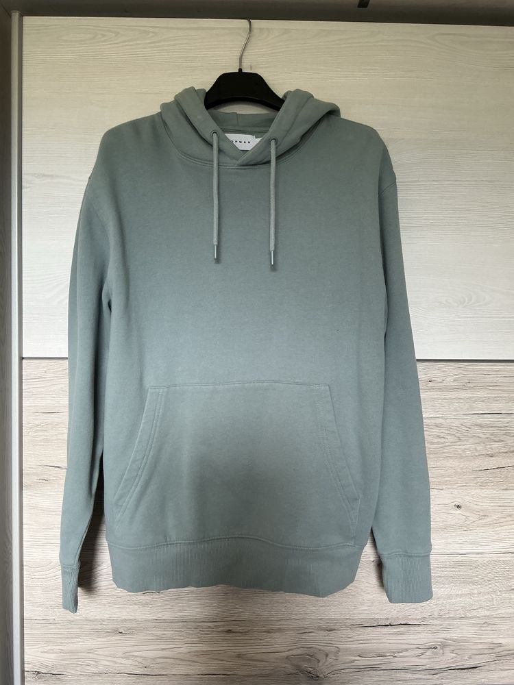 Topman niebieska bluza z kapturem