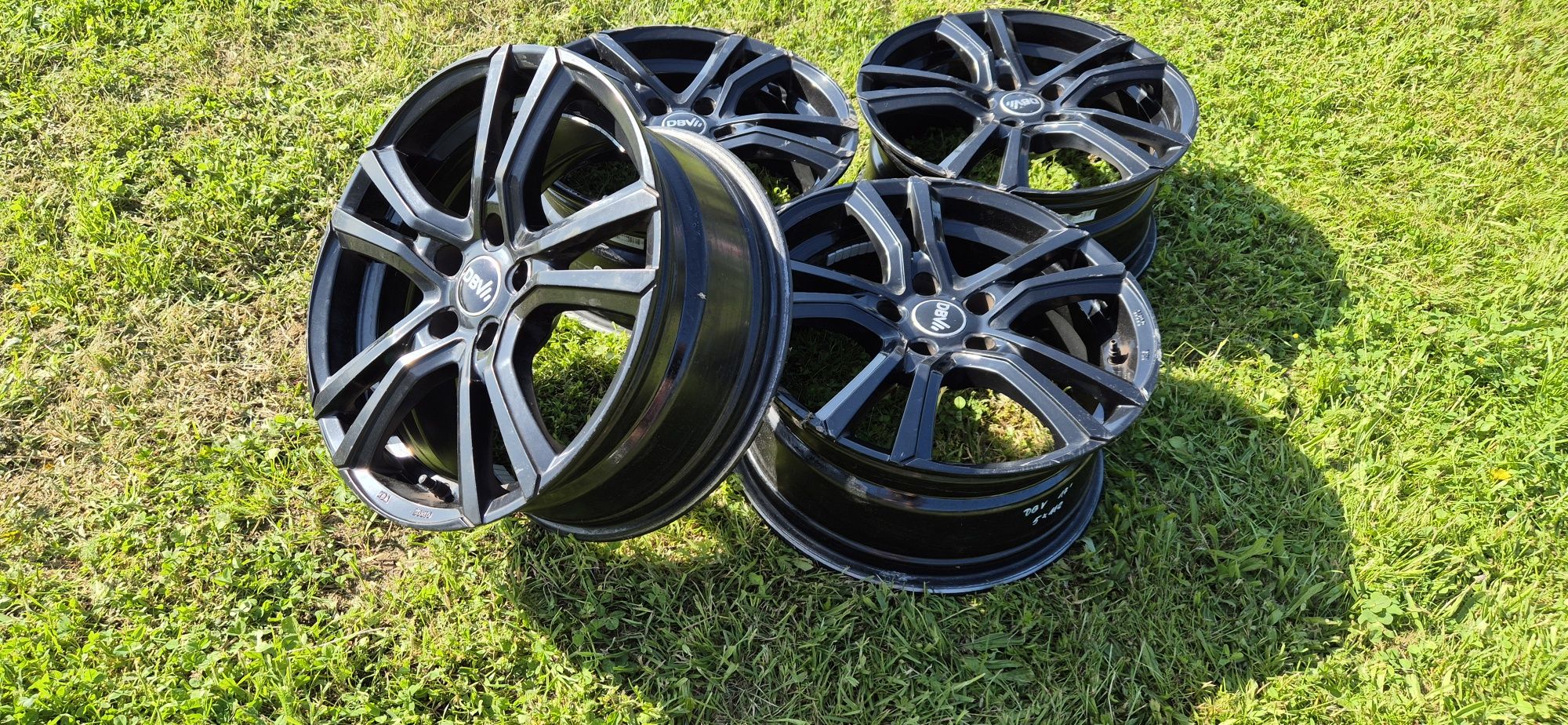 Alufelgi czarne DBV 17' 5x112 Audi Mercedes Volkswagen Skoda