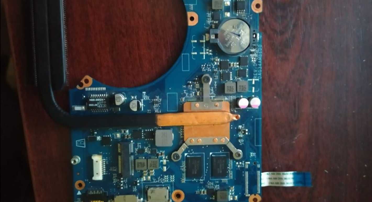 мат.плату dag34amb6d0 Rev: D (Quanta G34A) от HP 15-AU