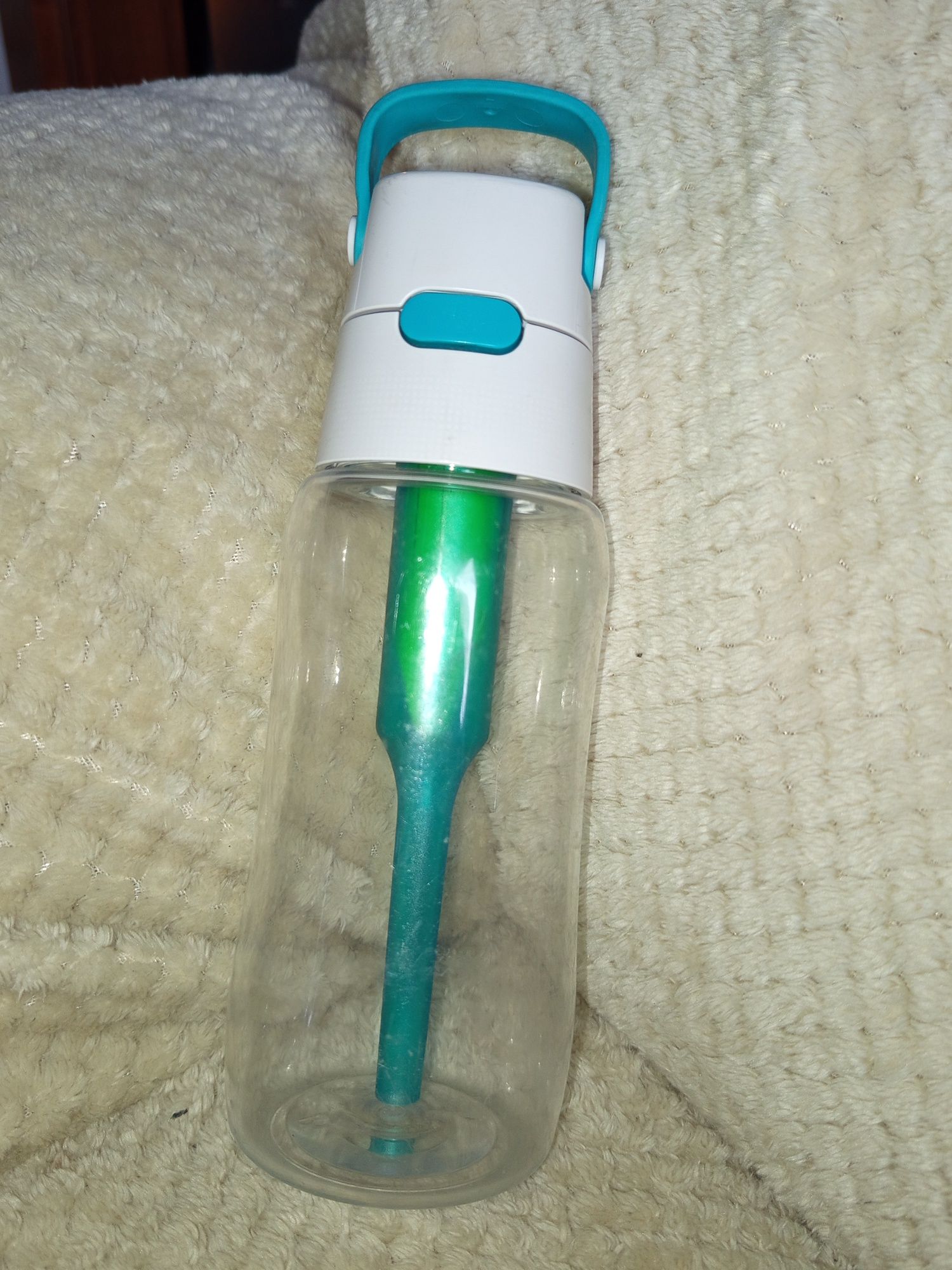 Dafi Solid turkusowa butelka z nowym filtrem węglowym 500 ml