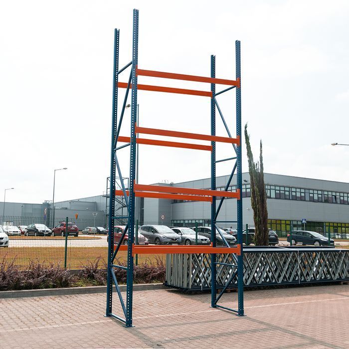 Regał magazynowy paletowy POLYPAL moduł bazowy H-1045 cm 2000 kg