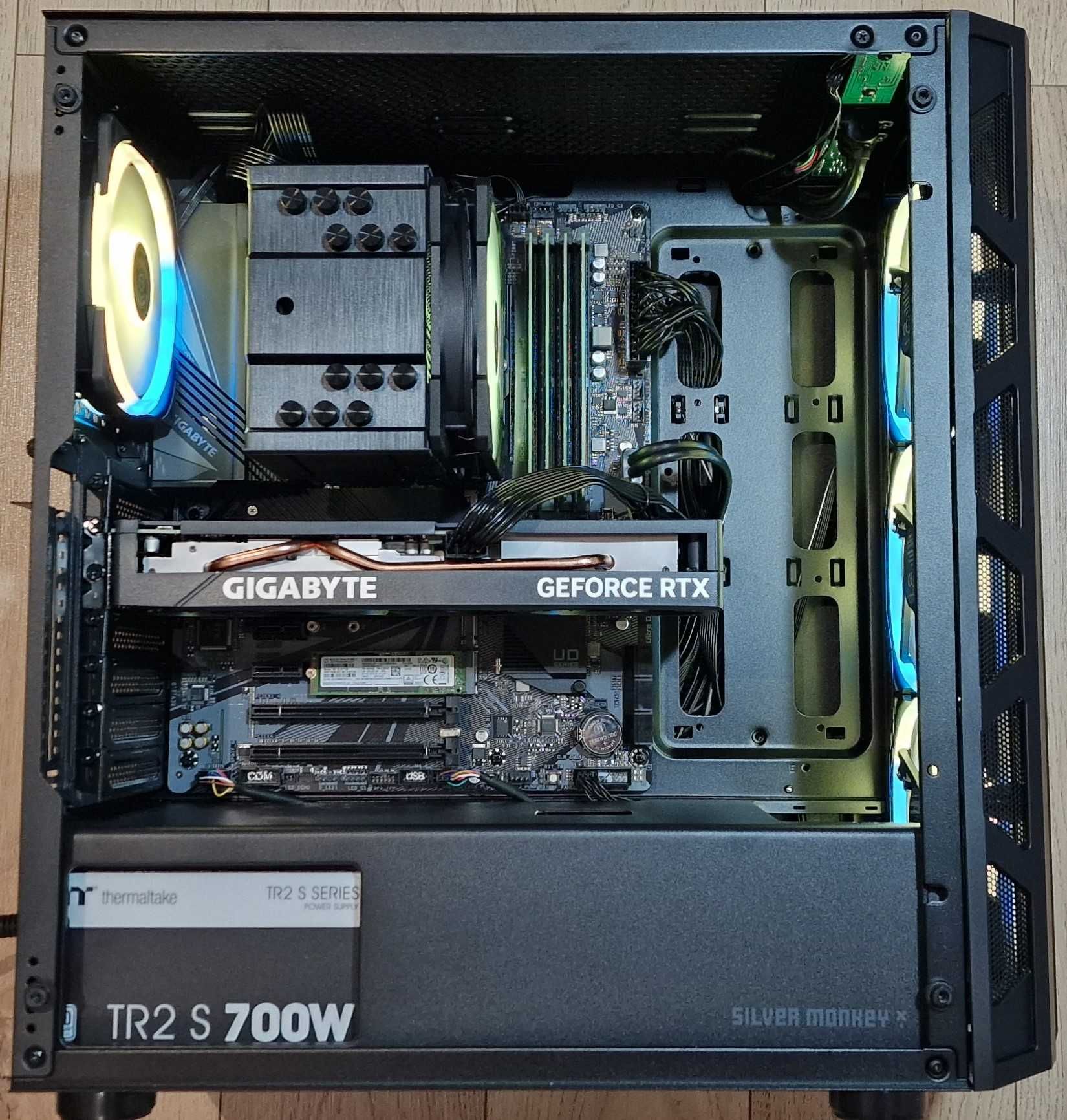 Nowy Komputer do gier i7-12700KF RTX 4060 32GB 2 TB NVMe Win 11 GW