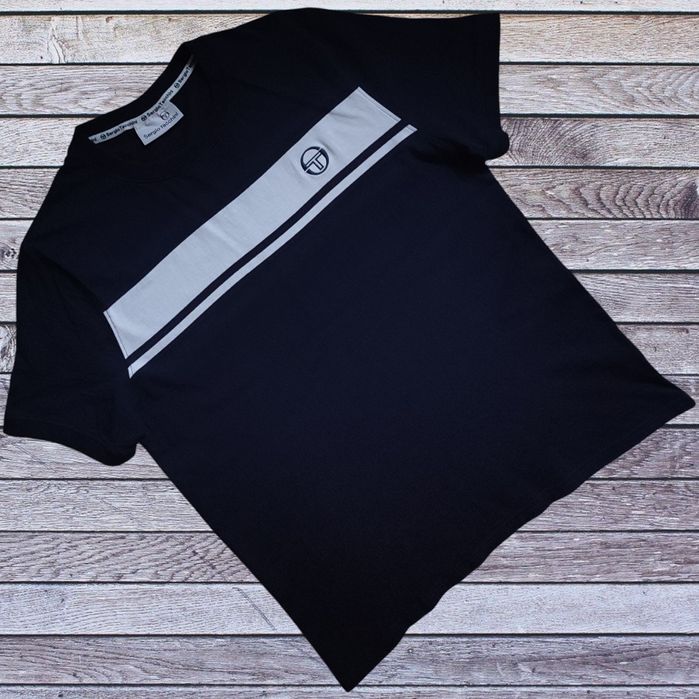 Футболка Sergio Tacchini dark navy casual (Розмір M)