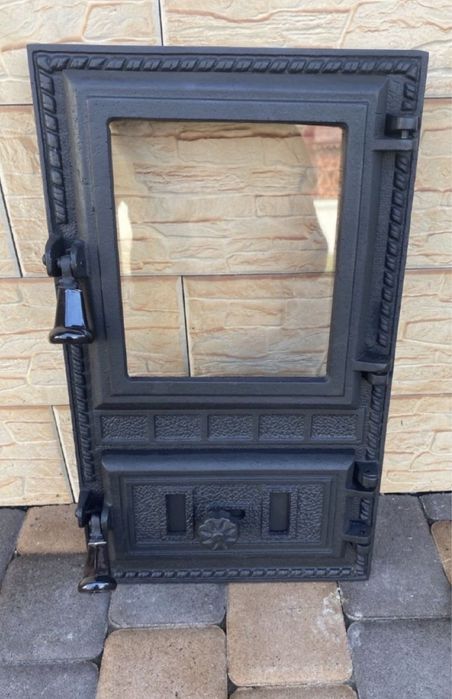 Дверки барбекю,печная дверца ,пічні  дверцята, дверці зі склом,камин