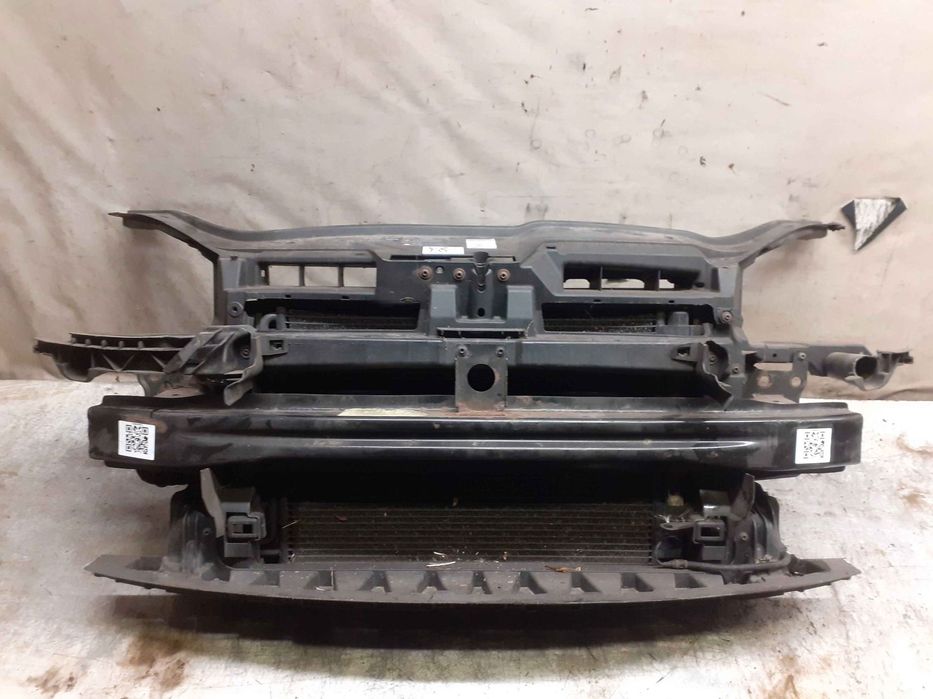 / PAS PRZEDNI VW VOLKSWAGEN GOLF 5 V BENZYNA JEDEN WENTYLATOR BELKA OKULAR CHŁODNICA WODY WENTYLATOR OBUDOWA ZAMEK KOMPLET 1.4 FSI 1.6 8V 1.6 FSI 2.0 FSI 2.0 TFSI