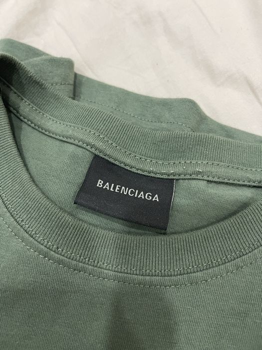 Tshirt Balenciaga verde