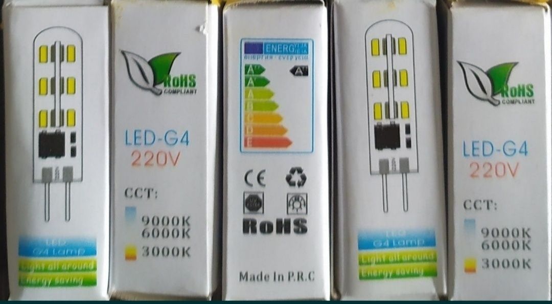 Okazja!!! Żarówki LED G4 220/230V x5 sztuk barwa światła biała zimna