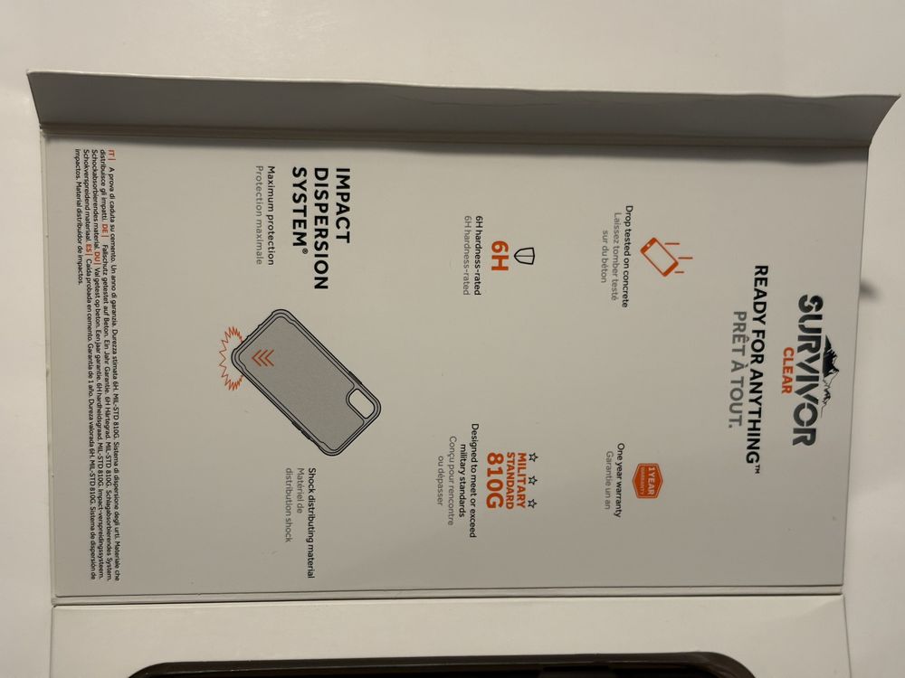 Capa Griffin Clear IPhone XS Max