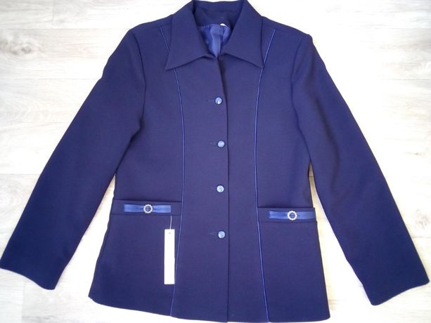 Школьный пиджак синего цвета для подростка