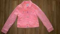 Пиджак ярко-розовый 116р. 6лет Идеальное состояние