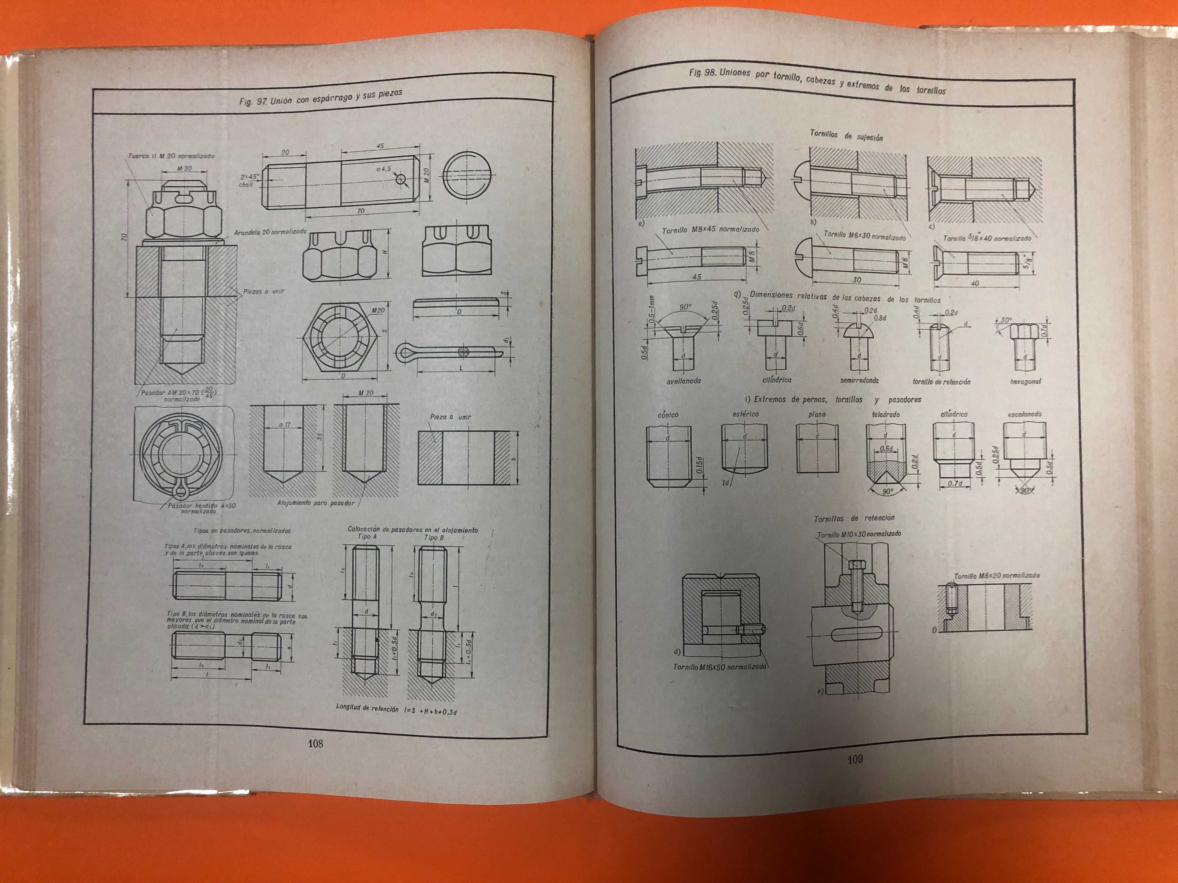 Dibujo Industrial - A. Pokrovskaia - Editorial Mir – Moscu (1972)