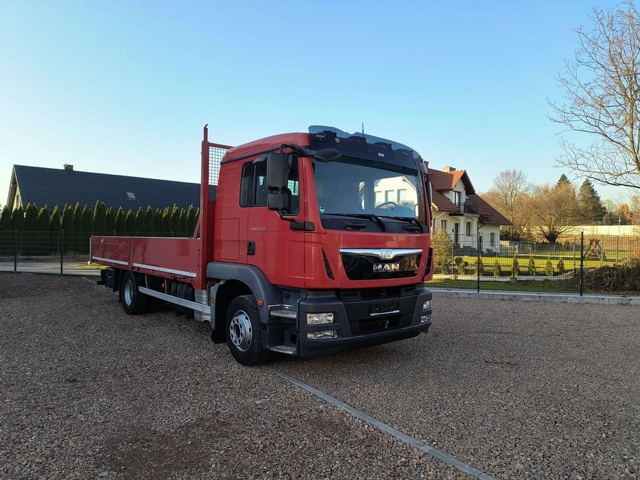 MAN TGM 15.290 Euro6  Brygadówka kabina 6- osobowa Dubel Doka Skrzynia 6m import Niemcy