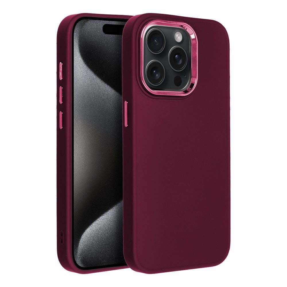 Futerał FRAME do IPHONE 15 Pro fioletowy