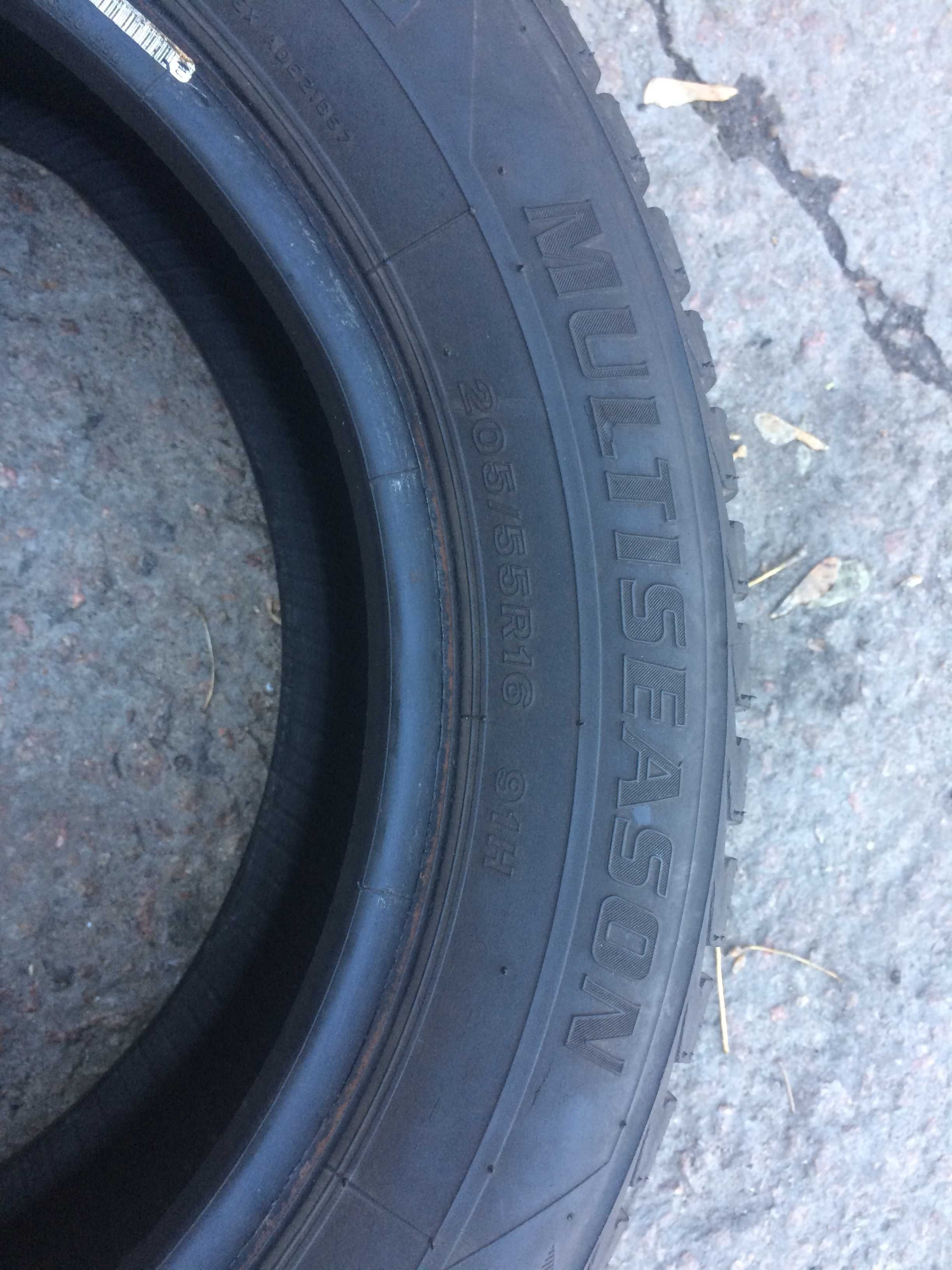 шины резина всесезонка Firestone Multiseason 205/55 R16 -2шт