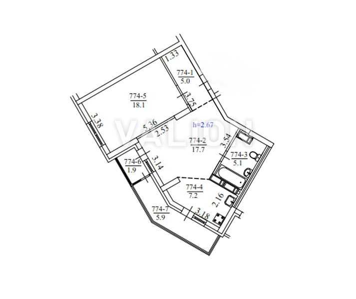 Без %. Продаж 2к квартири, Михайла Донця, 2А (Солом'янський)