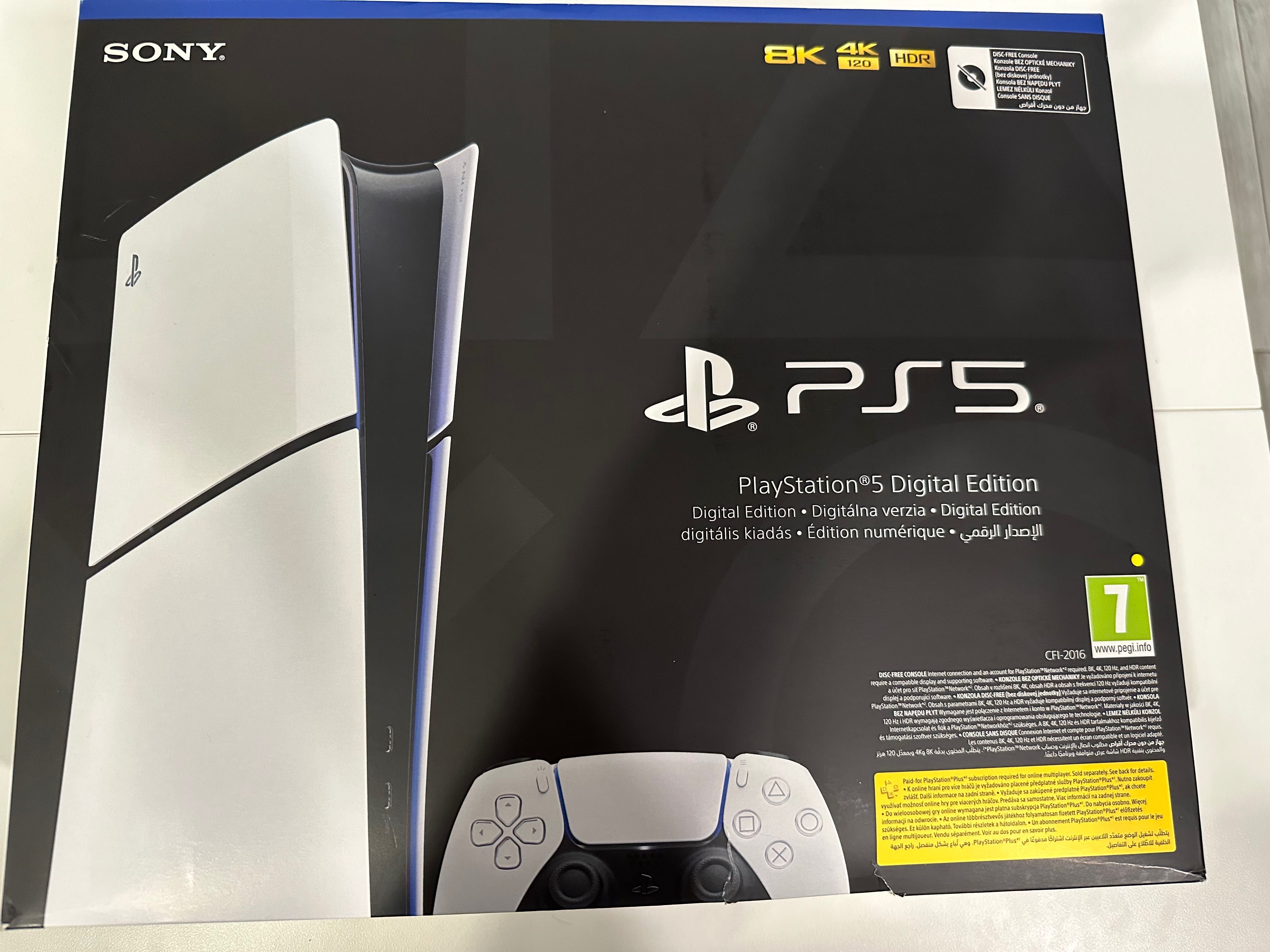 PS5 Slim Digital jak nowa [pad, pudełko, gwarancja]