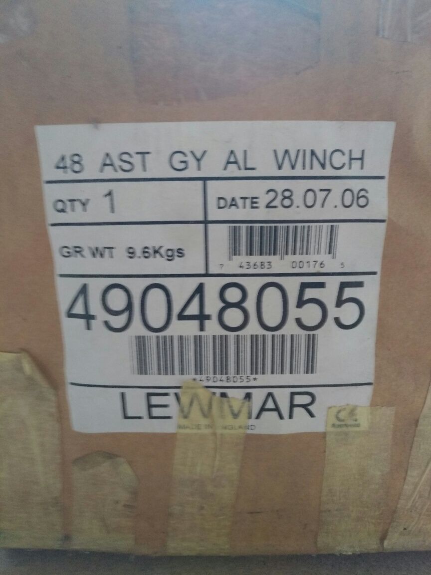 Kabestan samoknagujacy Lewmar 48 AST GY. Nowy.