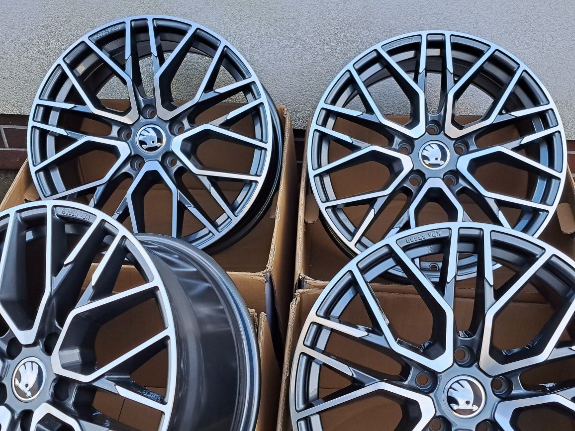 Alufelgi SKODA 18' 5x100 Scala Rapid Fabia Kamiq Roomster CA20 HGP!