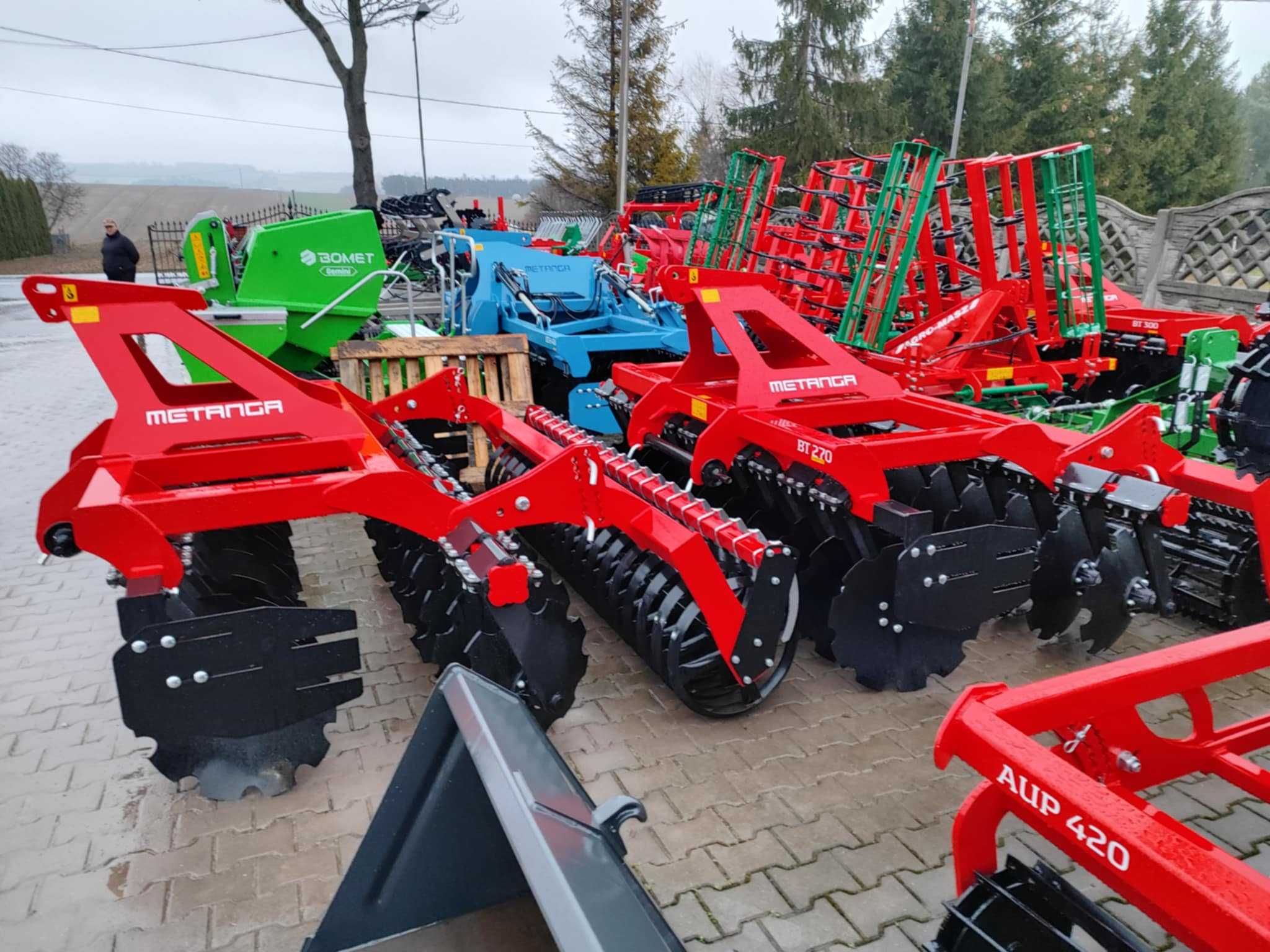 Brona Talerzowa Agregat Talerzowy 2,5m 2,7m 3,0m METANGA lekka/ciężka