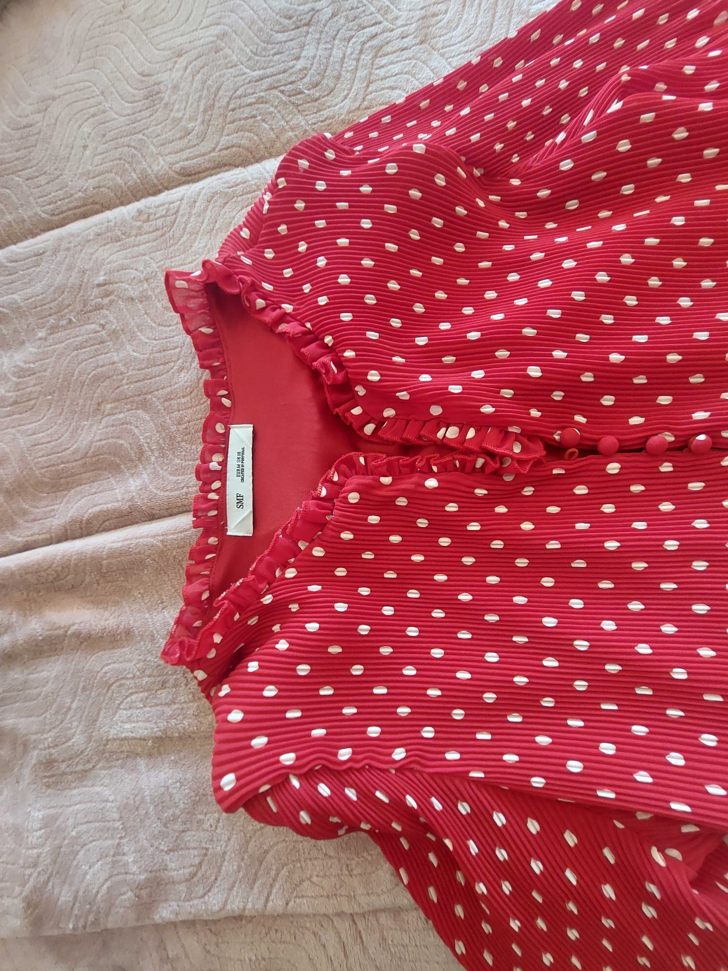 Vestido com nervuras