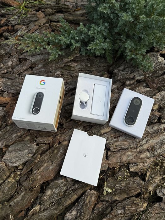 Google Nest Hello Wired Відеодзвінок/домофон/камера дверний дзвінок
