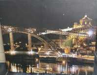 Quadro: Porto (Ponte S. Luís à Noite)