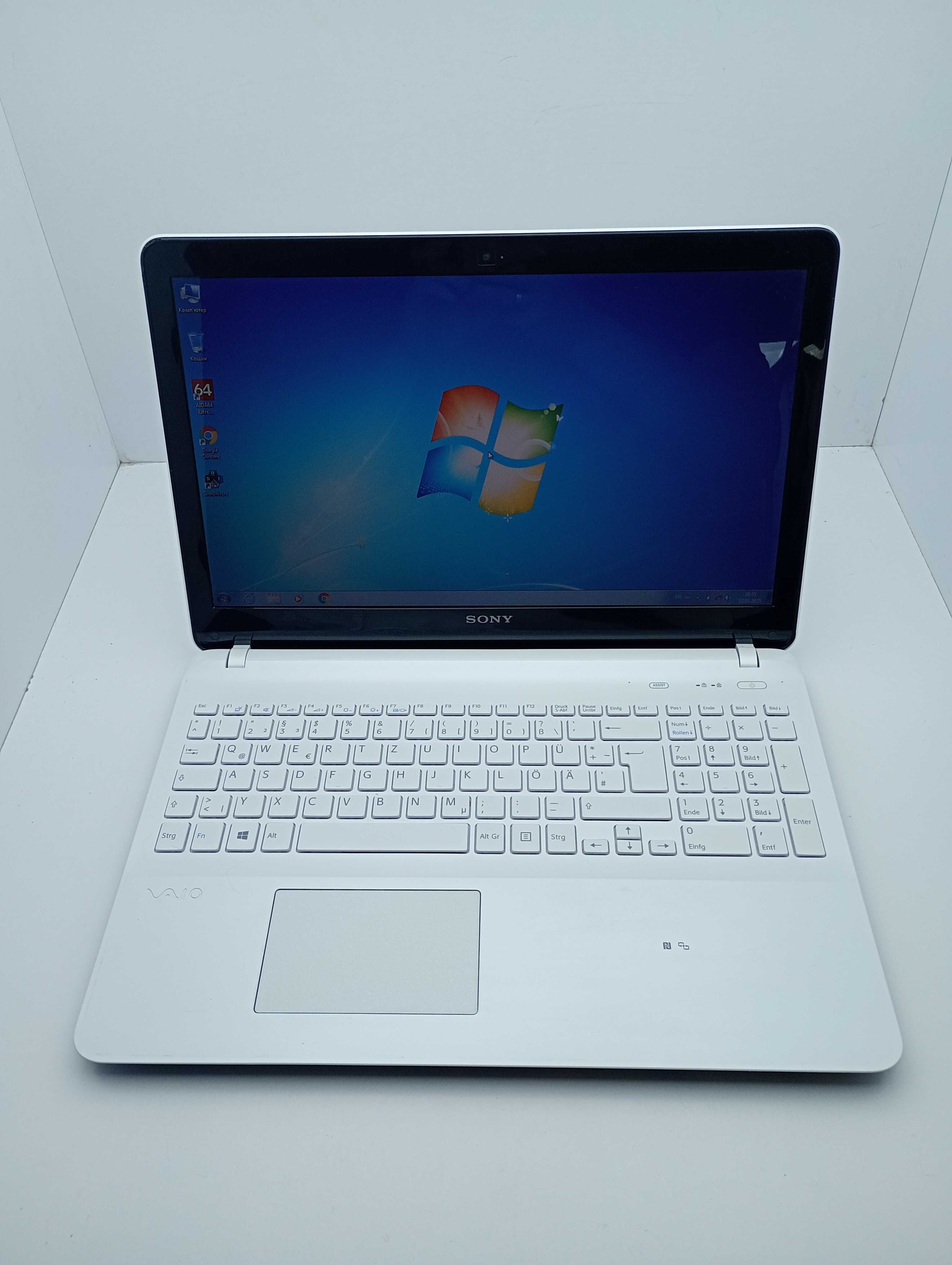 Sony SVF156 CPU:Intel Pentium Ram:6gb HDD:500gb Video:GeForce GT 740M