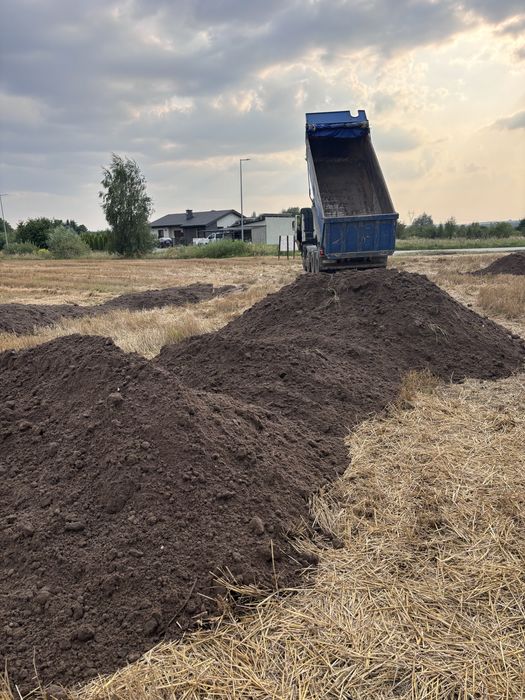 Ziemia ogrodowa lub pod trawnik, piasek podsypkowy i budowlany