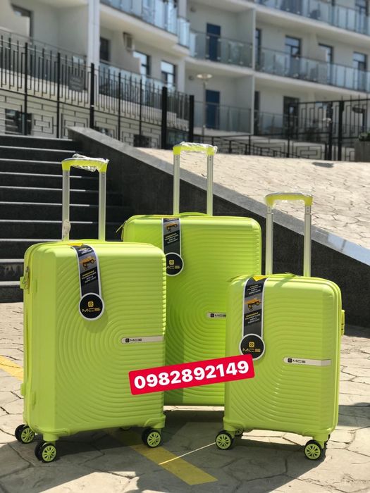 Полипропилен! MCS 374 !Чемодан Турция на колесах,валіза,сумка на колес