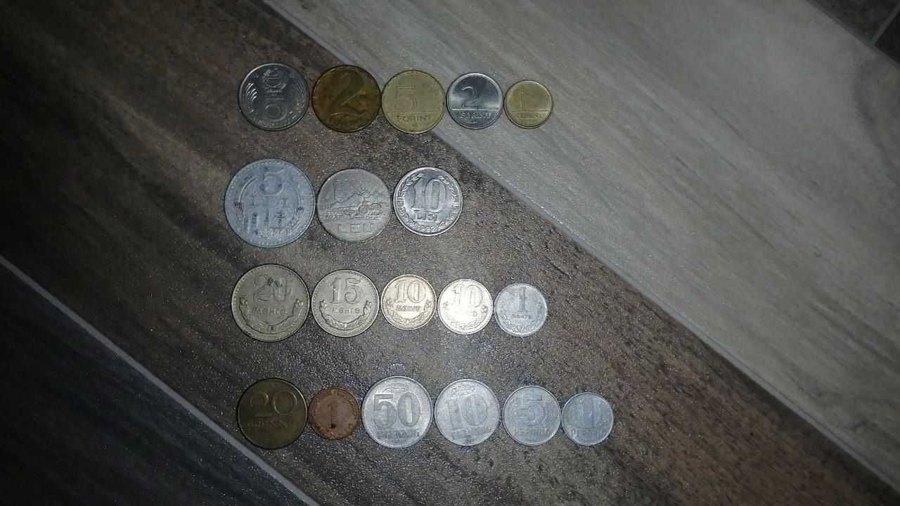 Монеты мира .разные есть редкие.115 штук