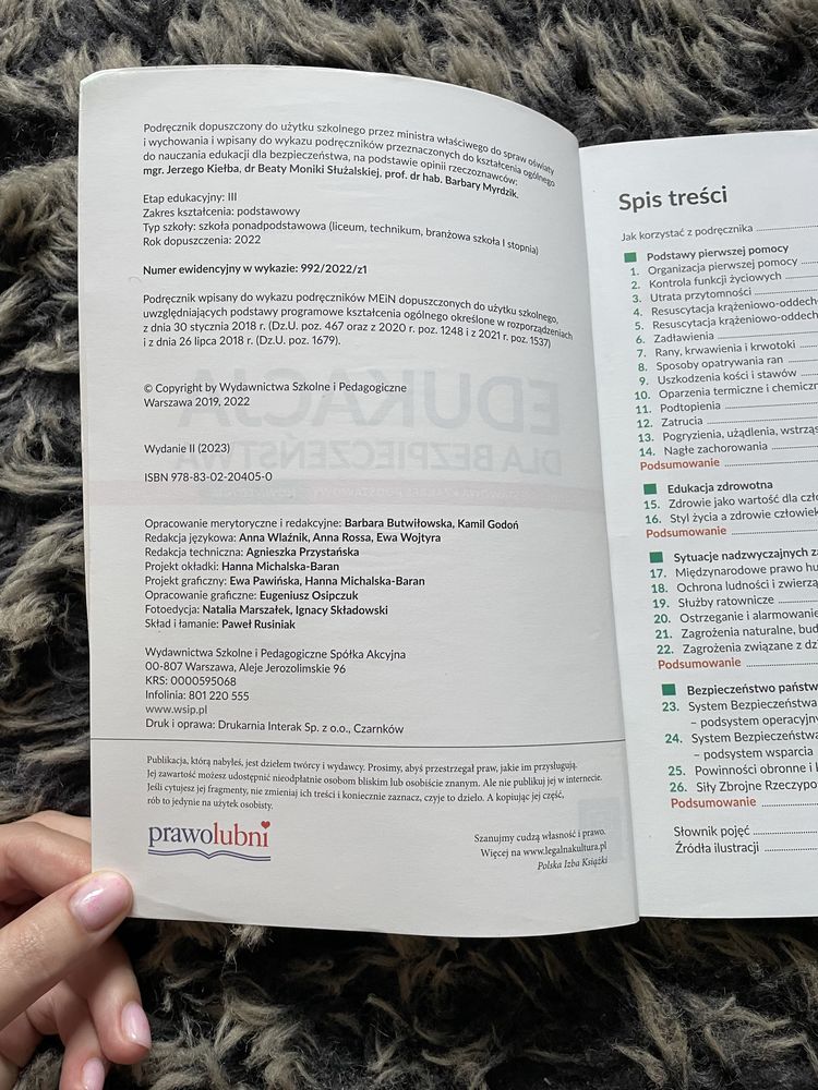 Podręcznik Edukacja dla bezpieczeństwa