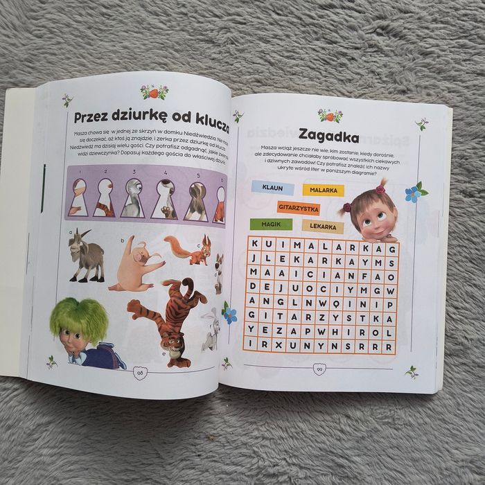 Masza i niedźwiedź łamigłówki