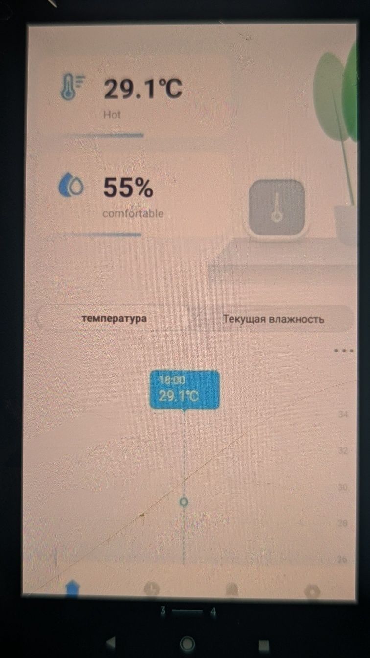 Wi-fi термометр. Розетка. Умный датчик температуры гигрометр